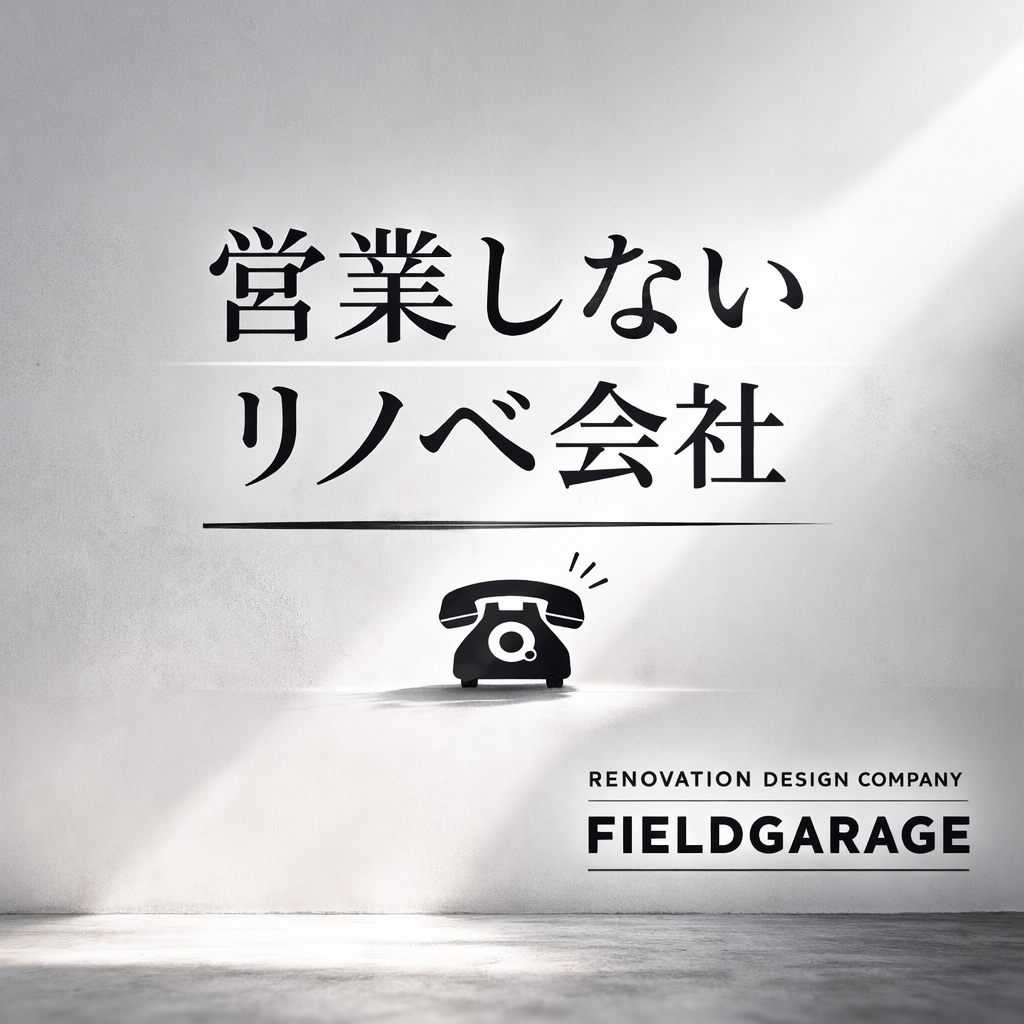 営業しないリノベ会社